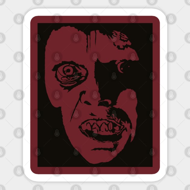 Pazuzu (transparent) Sticker by BludBros